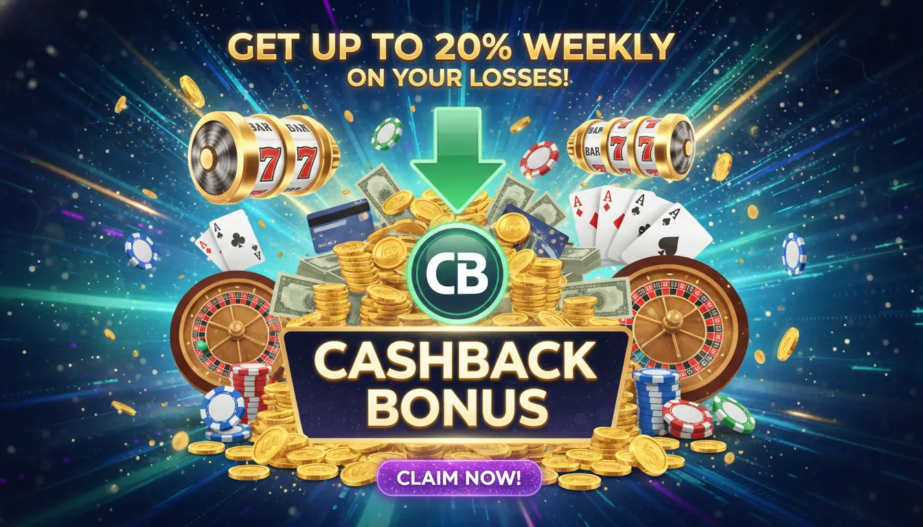 Lucky casino Cashback Bonus